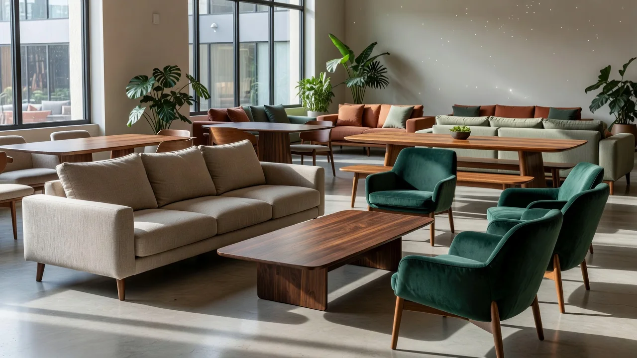 Showroom de mobiliário de alto padrão